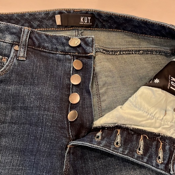 Kut From The Kloth Reese High Rise Fab AB Ankle Straight Leg Size 4 - Picture 16 of 16